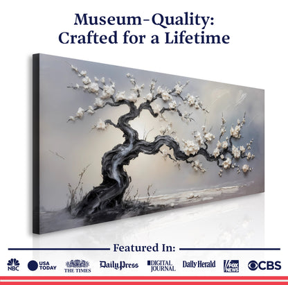 White Blossom Wall Art