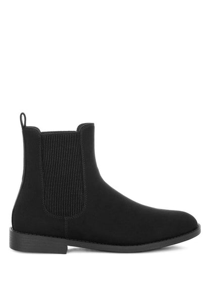 Ayasa Low Block Heel Chelsea Boots