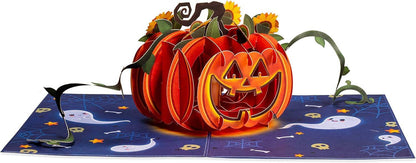 Paper Love Halloween Pumpkin Pop Up Card