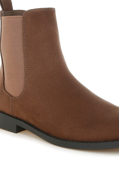 Ayasa Low Block Heel Chelsea Boots