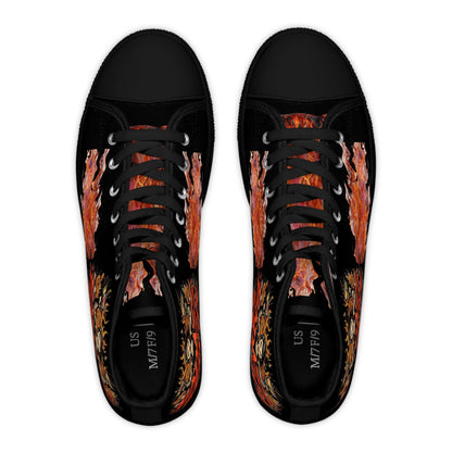 Bad Ass Service Womens Black High Top Sneakers