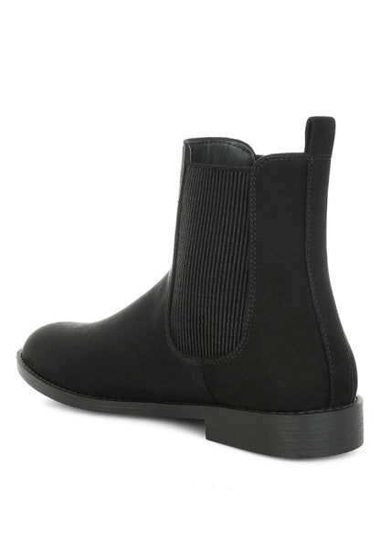 Ayasa Low Block Heel Chelsea Boots