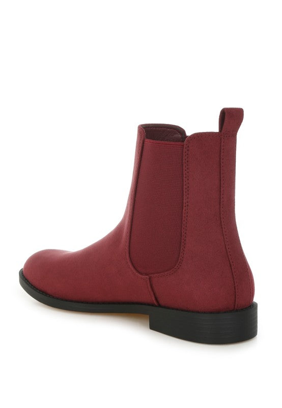 Ayasa Low Block Heel Chelsea Boots
