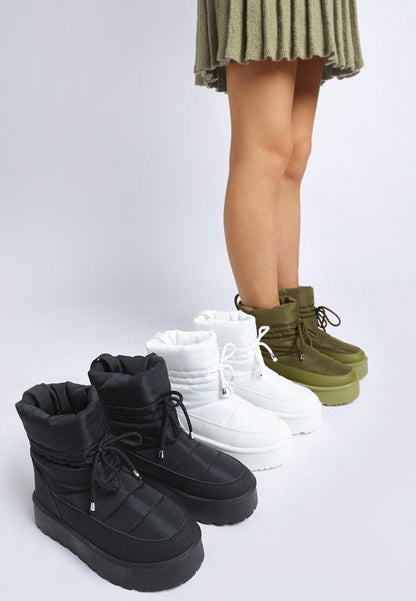 Pacos High Ankle Chunky Snow Boots