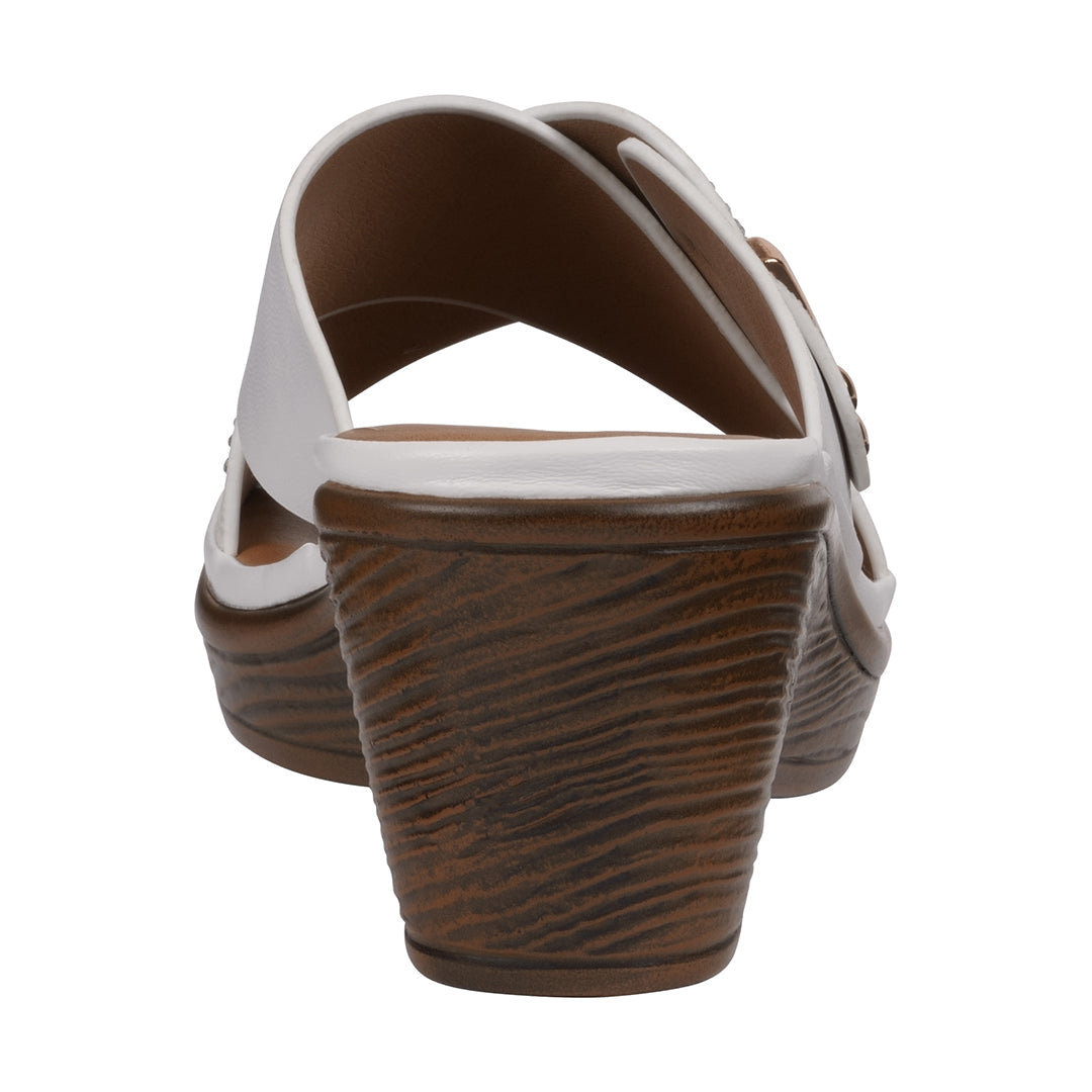 Women's Ash White Wedge Sandals