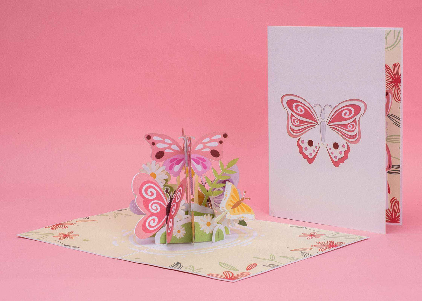 Butterflies Pop Up Card - 5" x 7"