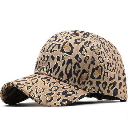 Leopard Print Cowgirl Baseball Cap