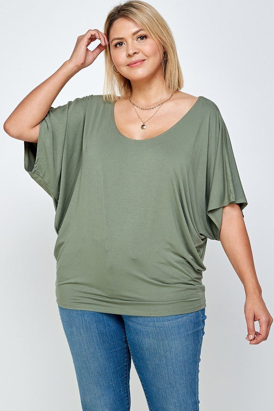 Solid Knit Top, With A Flowy Silhouette - It's a Girly Place