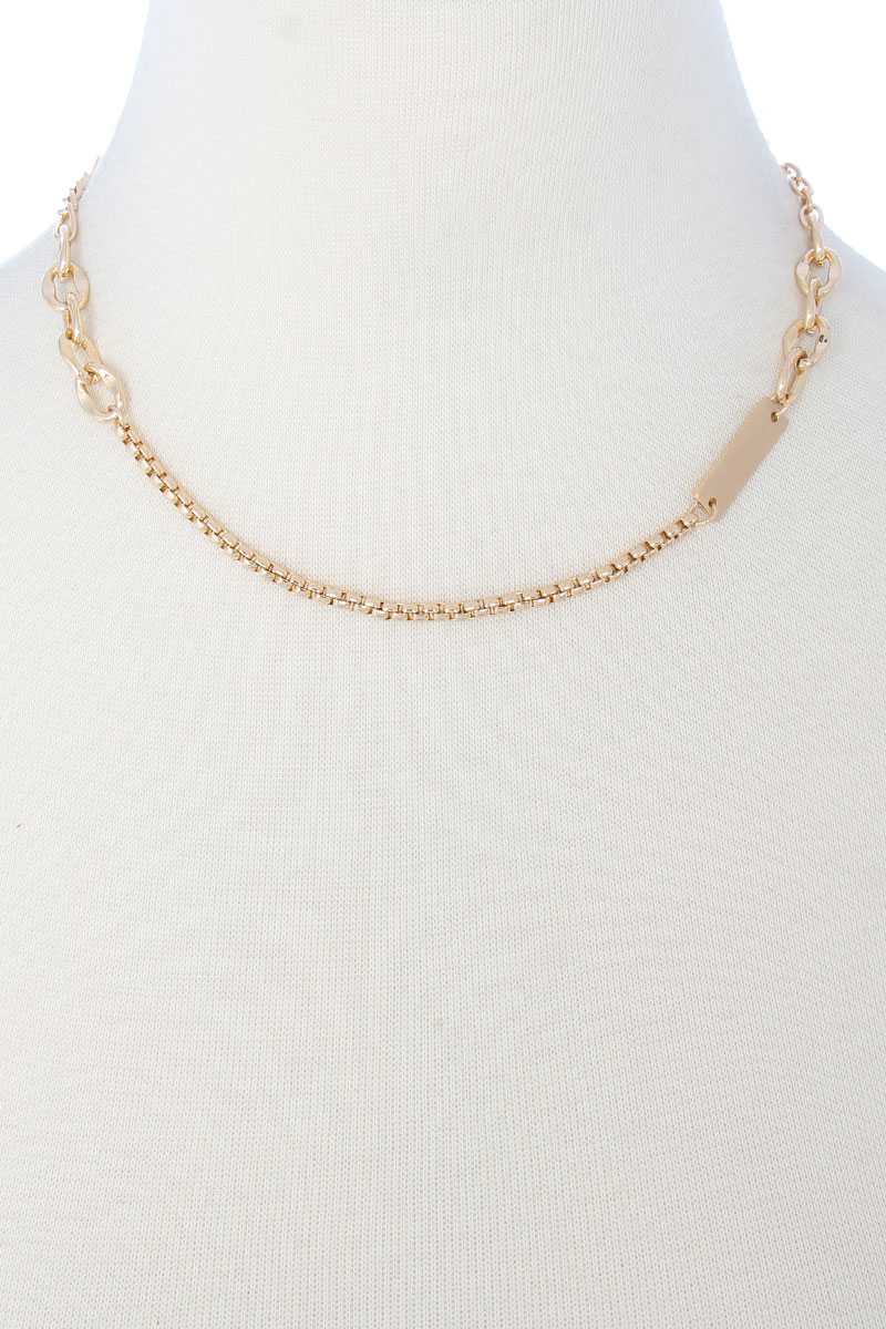 Metal Chain Necklace - It's a Girly Place