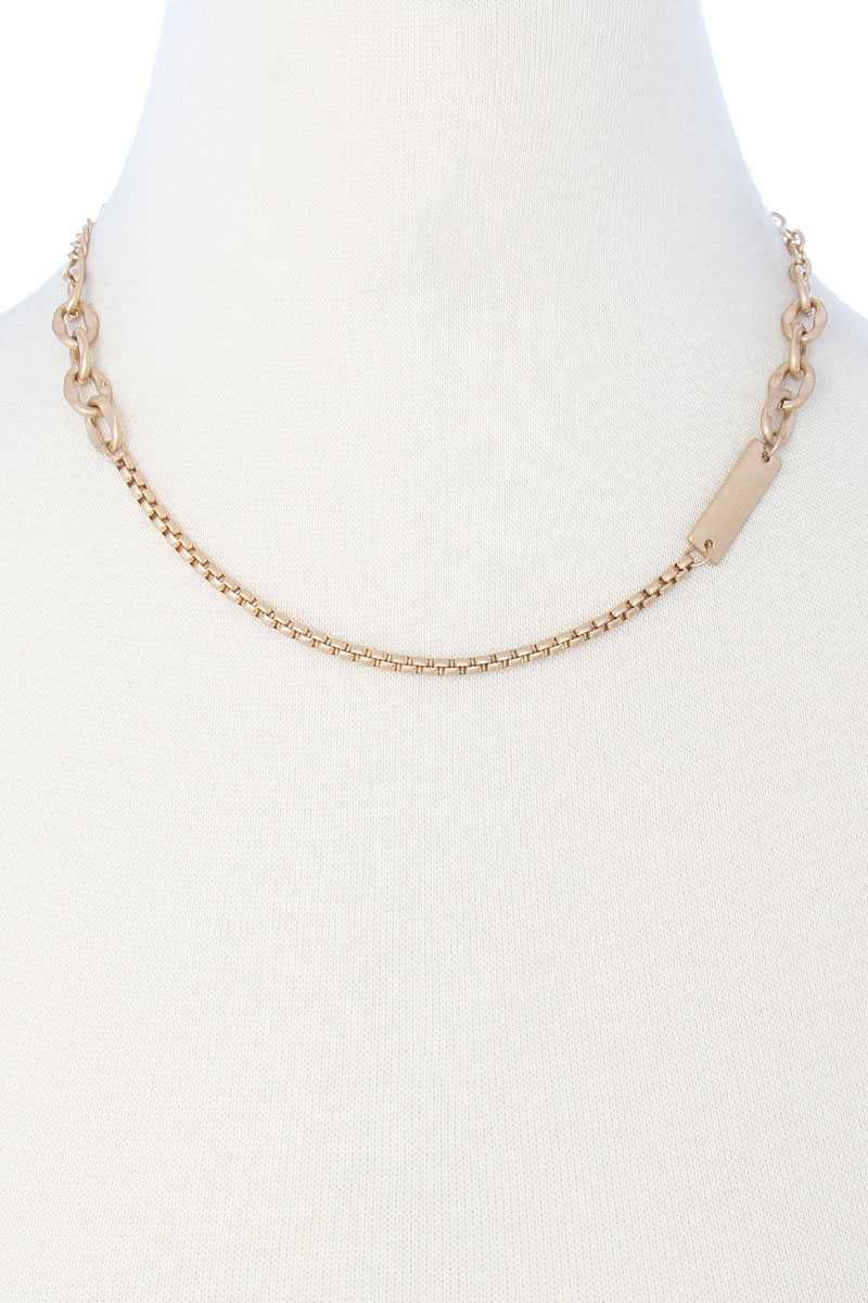 Metal Chain Necklace - It's a Girly Place