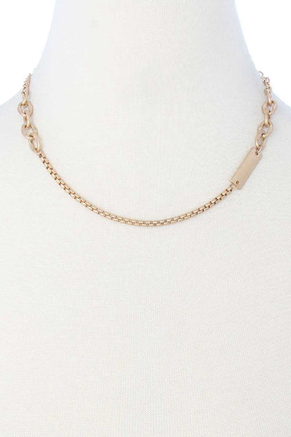 Metal Chain Necklace - It's a Girly Place