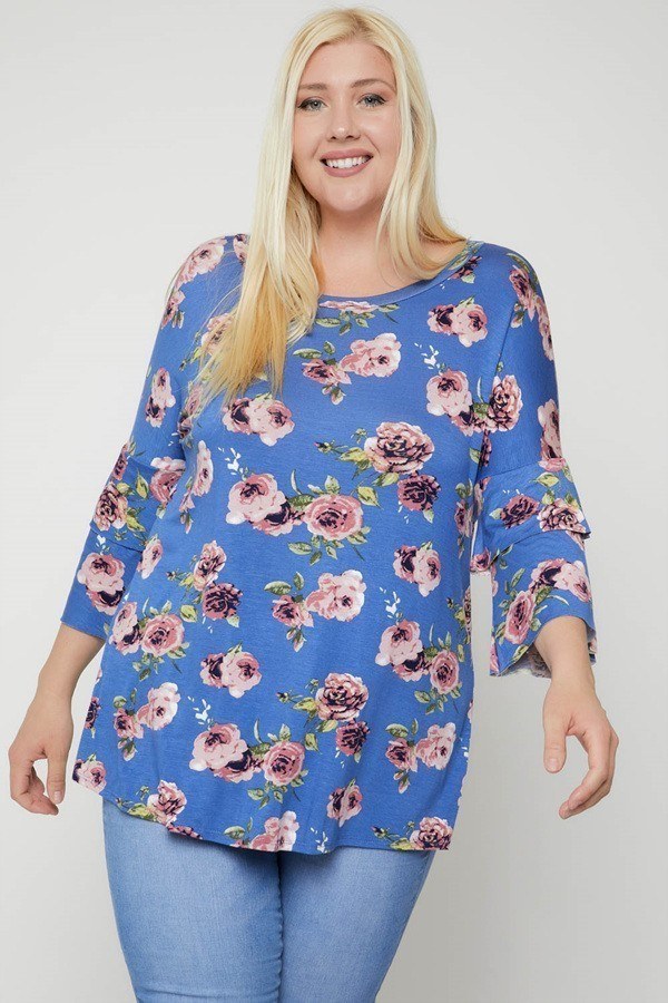 Floral Print Top - It's a Girly Place