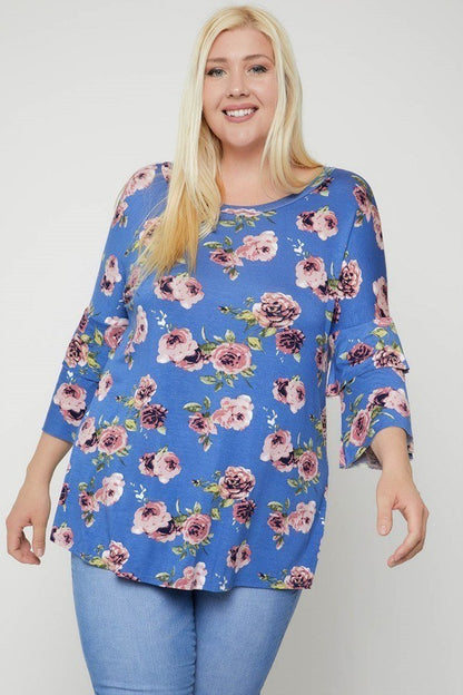 Floral Print Top - It's a Girly Place