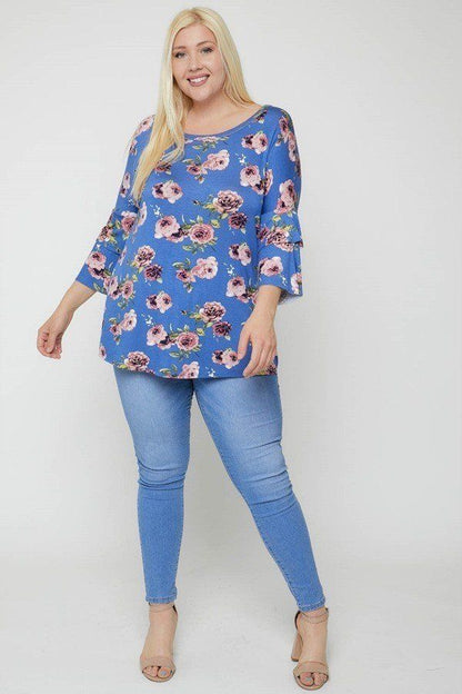 Floral Print Top - It's a Girly Place
