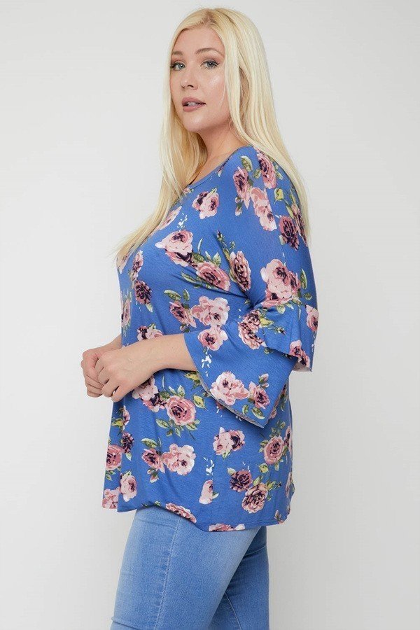 Floral Print Top - It's a Girly Place
