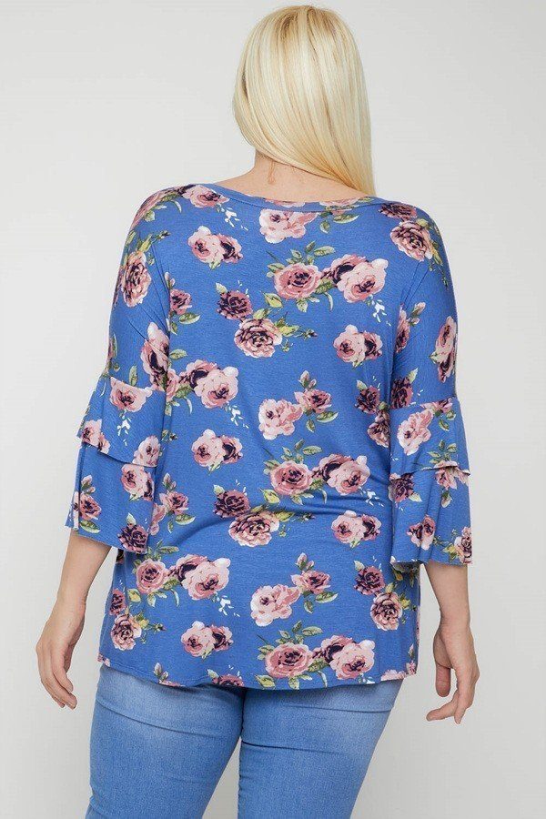 Floral Print Top - It's a Girly Place