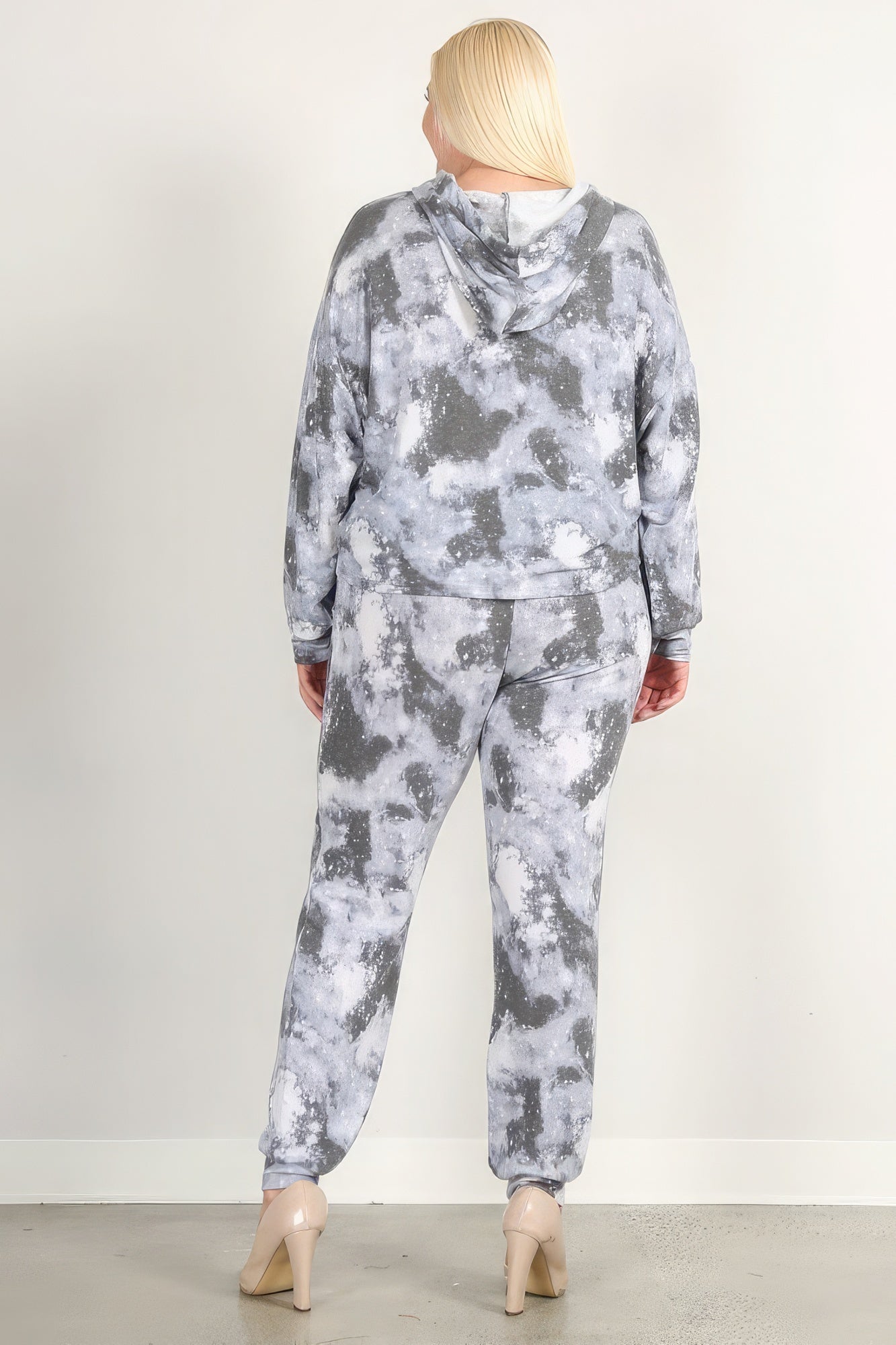 Tie Dye Print Pullover Hoodie And Sweatpants - It's a Girly Place