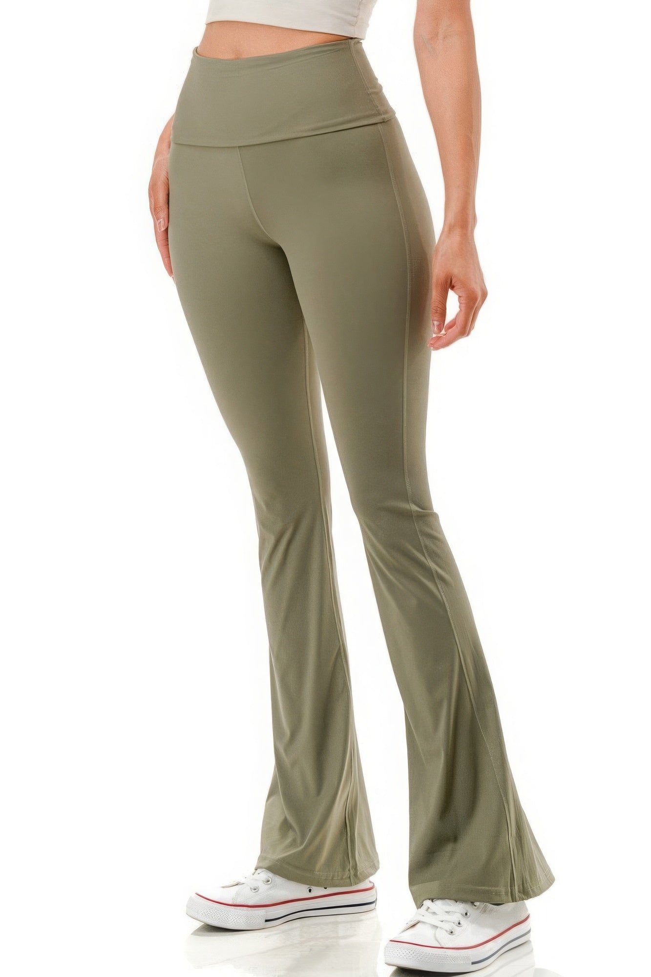 Super High Waist Premium Yoga Flare Pants - It's a Girly Place