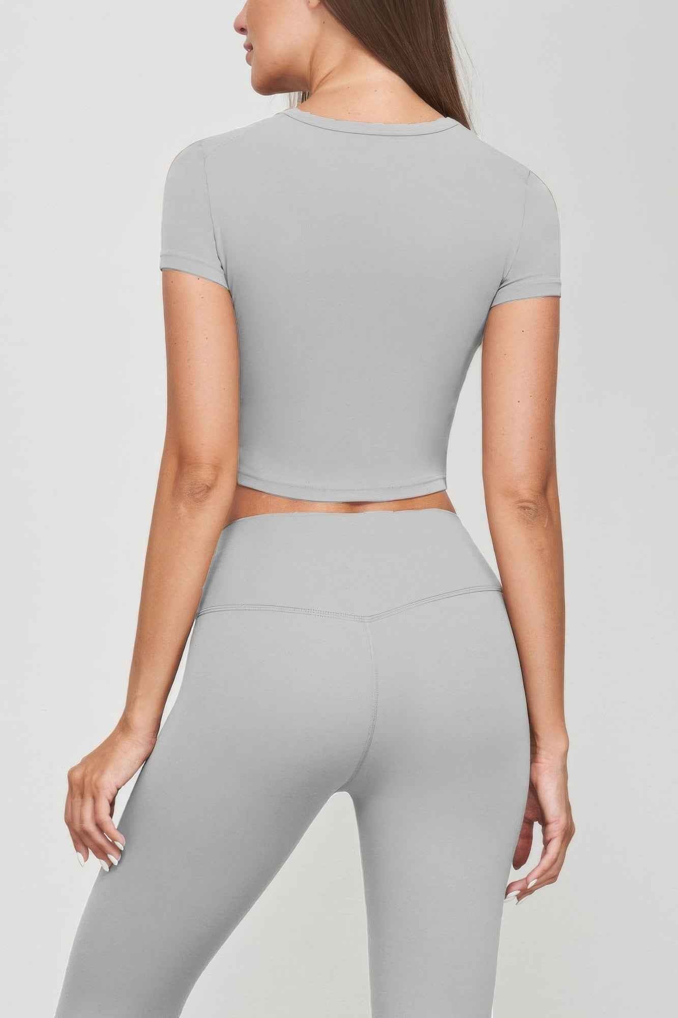 Seamless Short Sleeve Crop Tee
