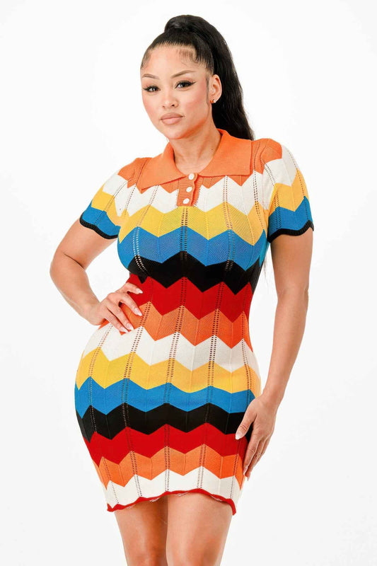 Knit Mini Dress