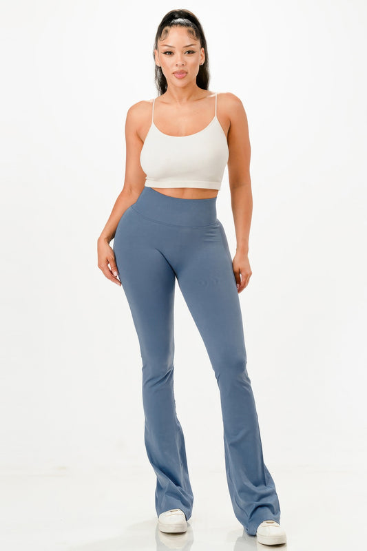 Premium Seamless Bell Bottom Work Out Flare Pants - It's a Girly Place