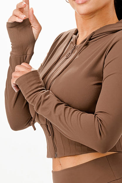 Butter Soft Crop Hoodie And Flare Pants Set - It's a Girly Place