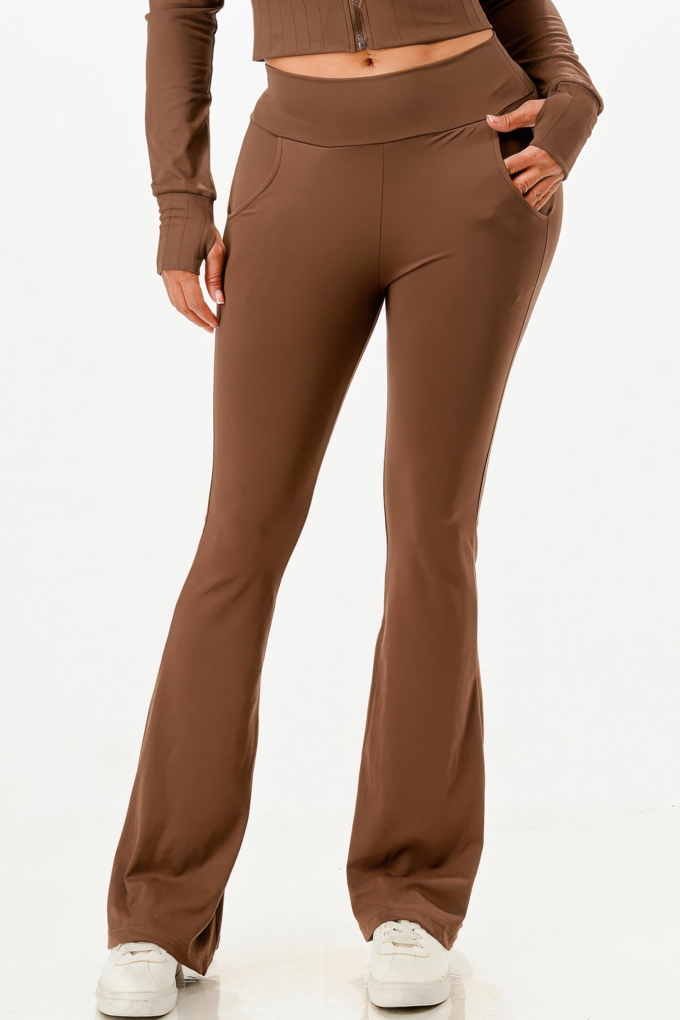 Butter Soft Crop Hoodie And Flare Pants Set - It's a Girly Place