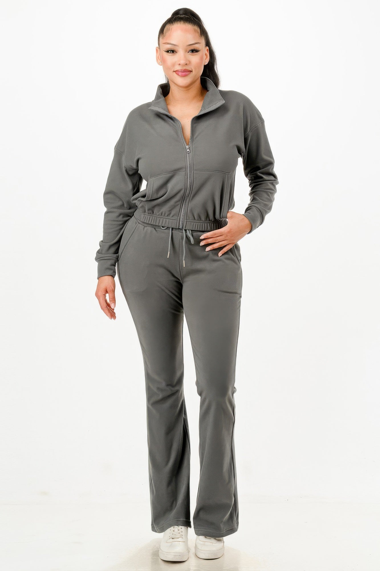 Soft Zipup Track Suit Set - It's a Girly Place