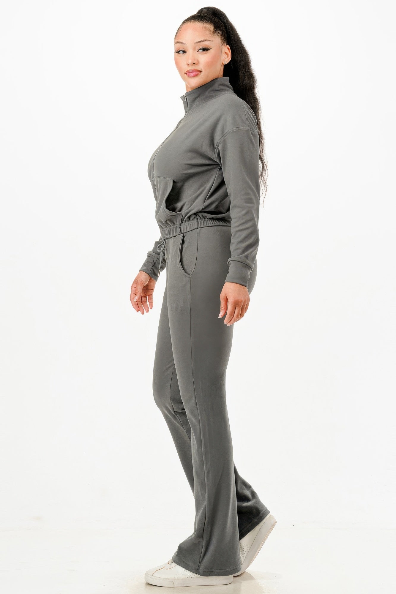 Soft Zipup Track Suit Set - It's a Girly Place