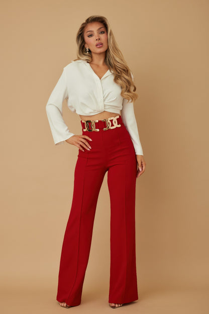 High Waist Fashion Pants - It's a Girly Place
