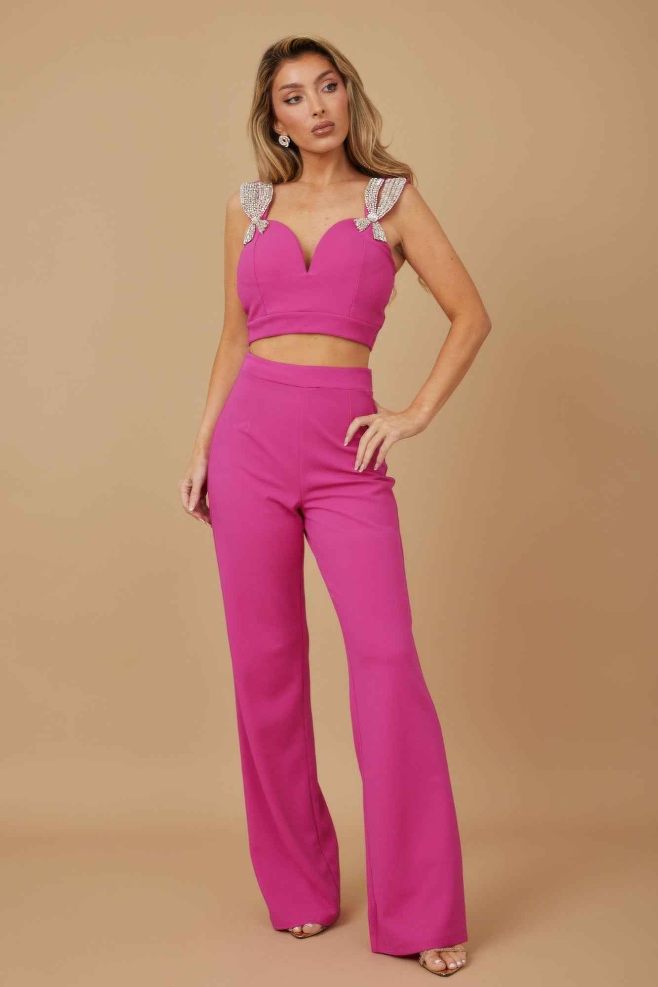 Jewel Beaded Ribbon Bow Sets