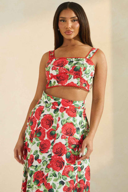 Rose Romance Two-piece Set