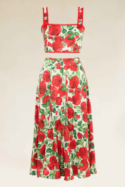 Rose Romance Two-piece Set