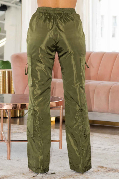 V Cut Cargo Pants