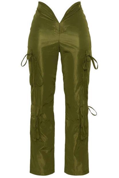 V Cut Cargo Pants