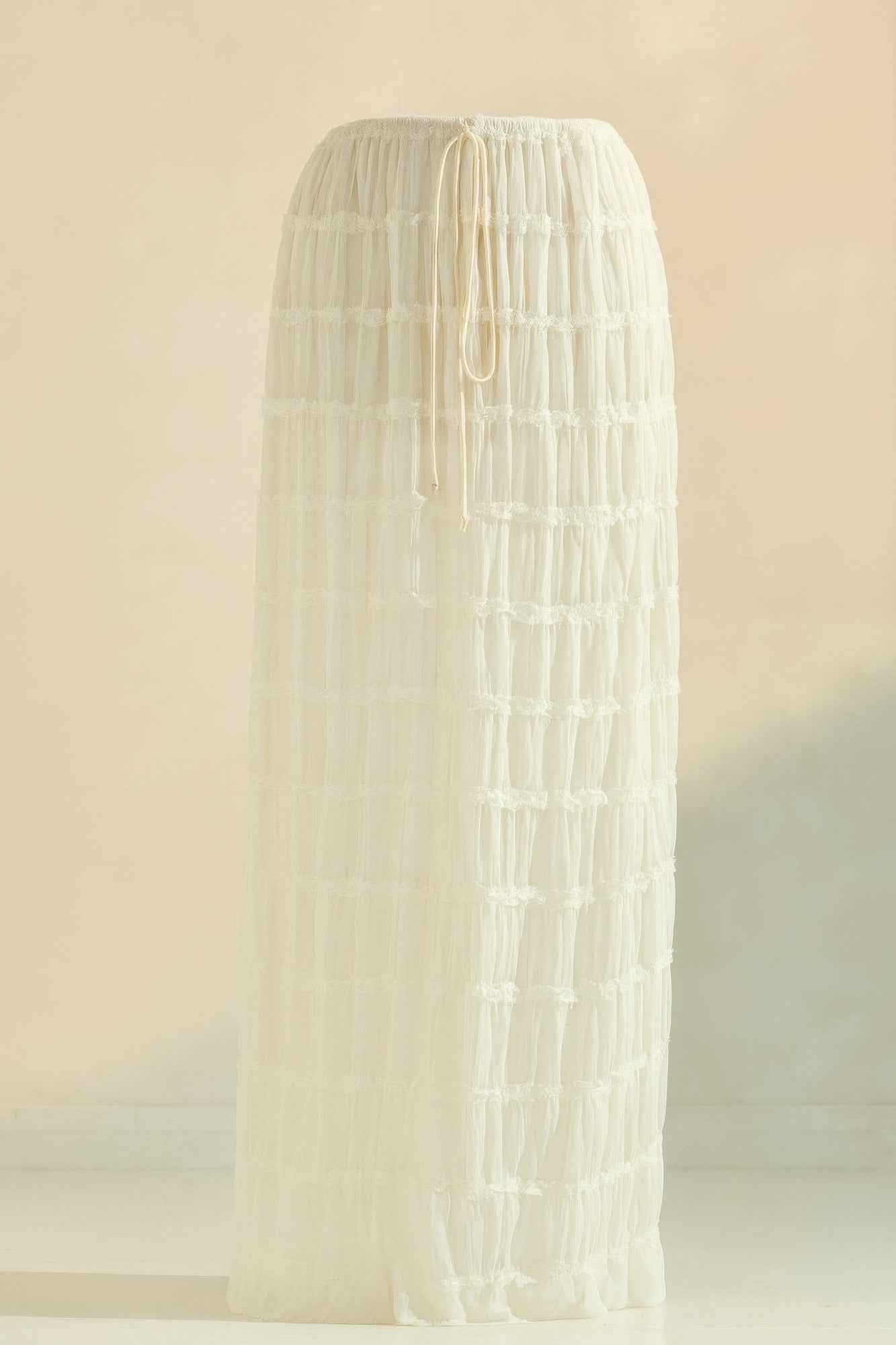 Sky Breeze Sheer Maxi Skirt