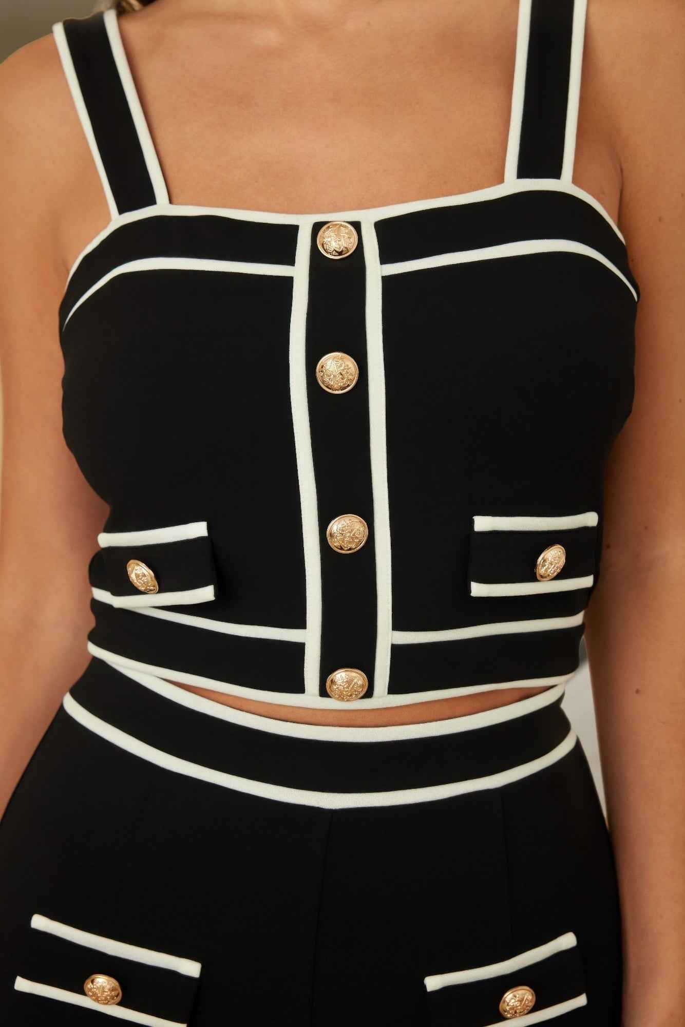 Women Contrast Two Piece Sets