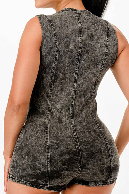 Strachy Denim Romper