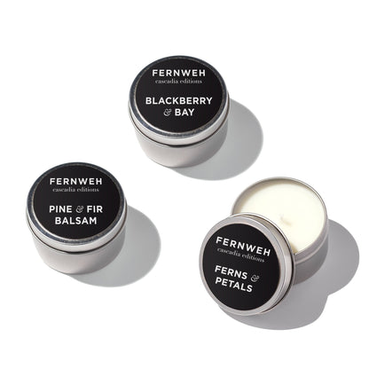 Ferns and Petals Scented Soy Candle