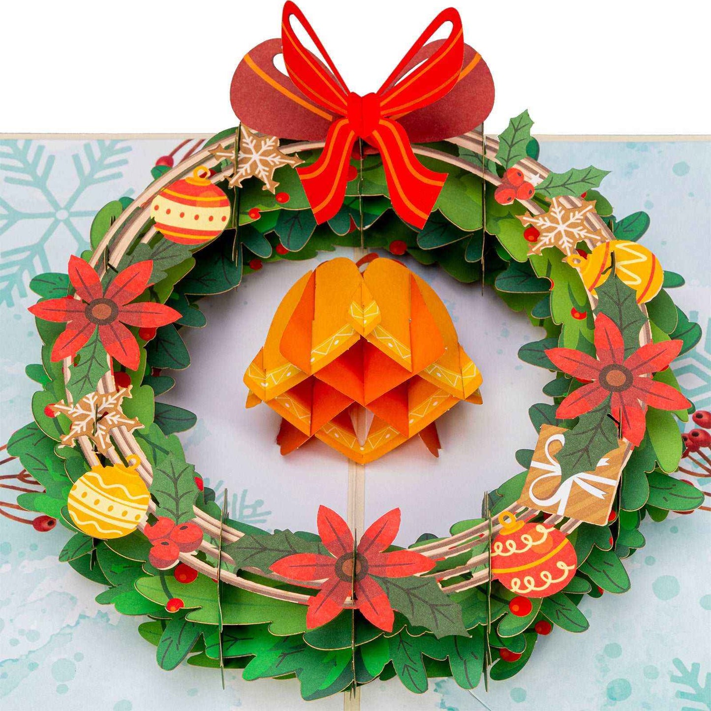 Christmas Wreath Pop Up Card
