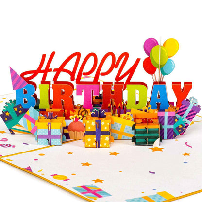 Happy Birthday Card - Pop Up Birthday Card