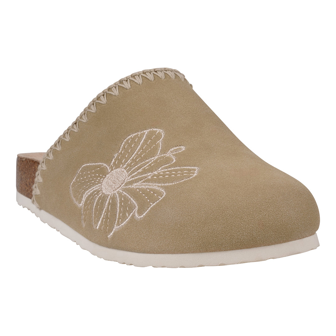 Women's Jamie Natural Slide Footbed Clogs