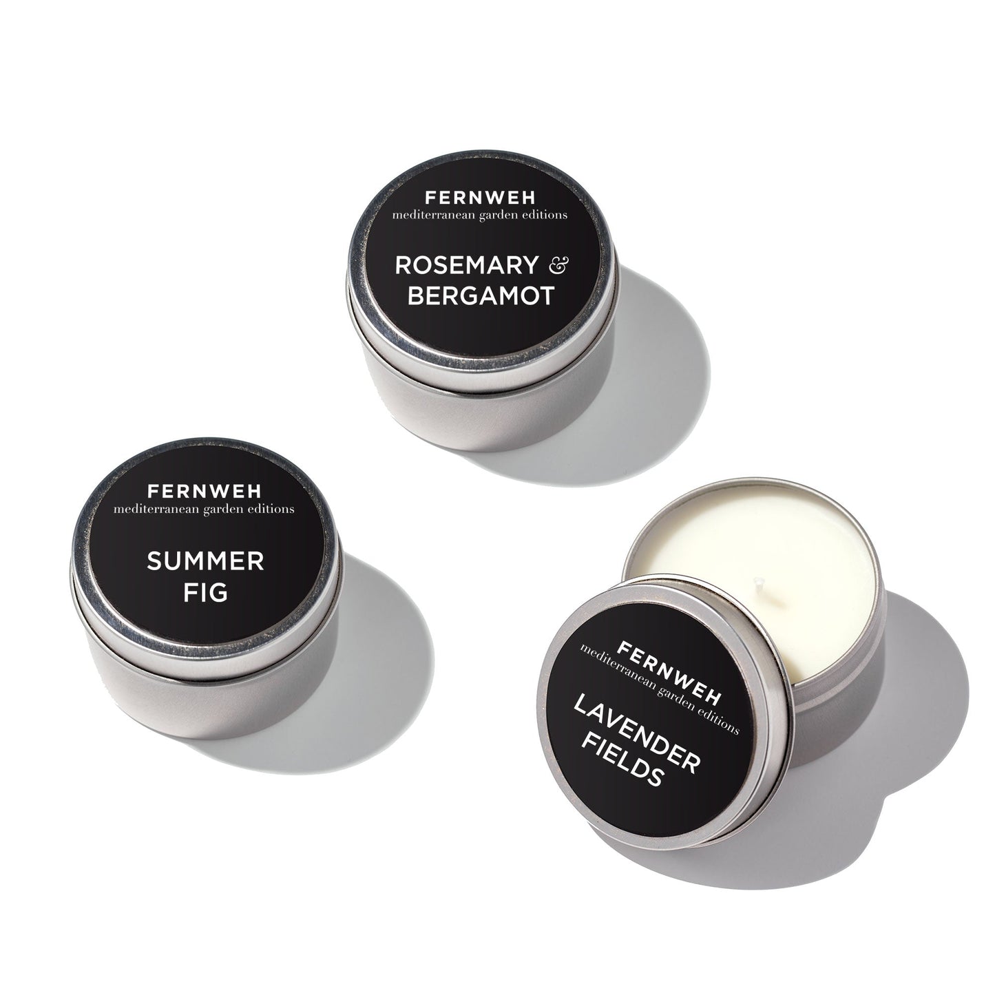 Mediterranean Garden: Sun-Drenched Wanderings Candle Gift Set
