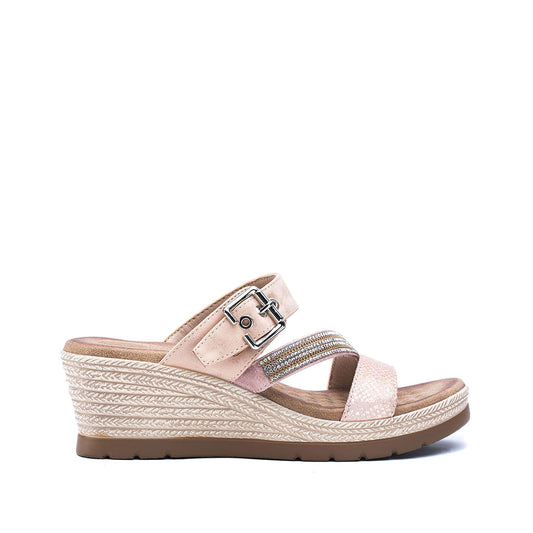 Monica Blush Espadrille Sandal