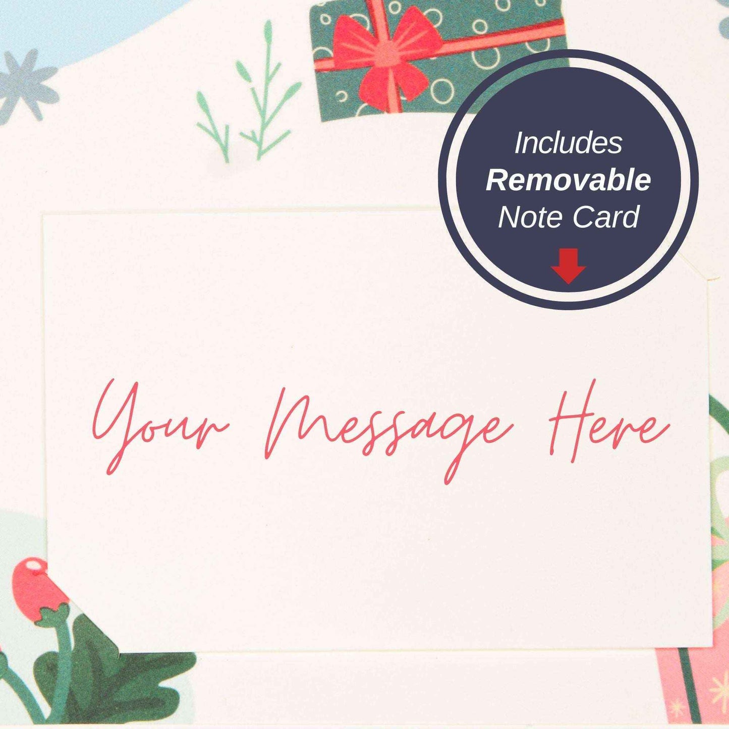 Christmas Night Frndly Pop Up Card, 5" x 7" Cover