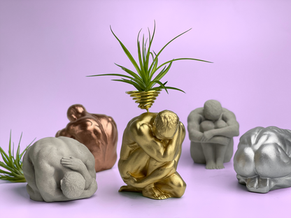 MALE BODY AIR PLANT HOLDER