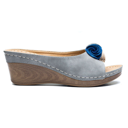 Women's Sydney Grey Wedge Sandals