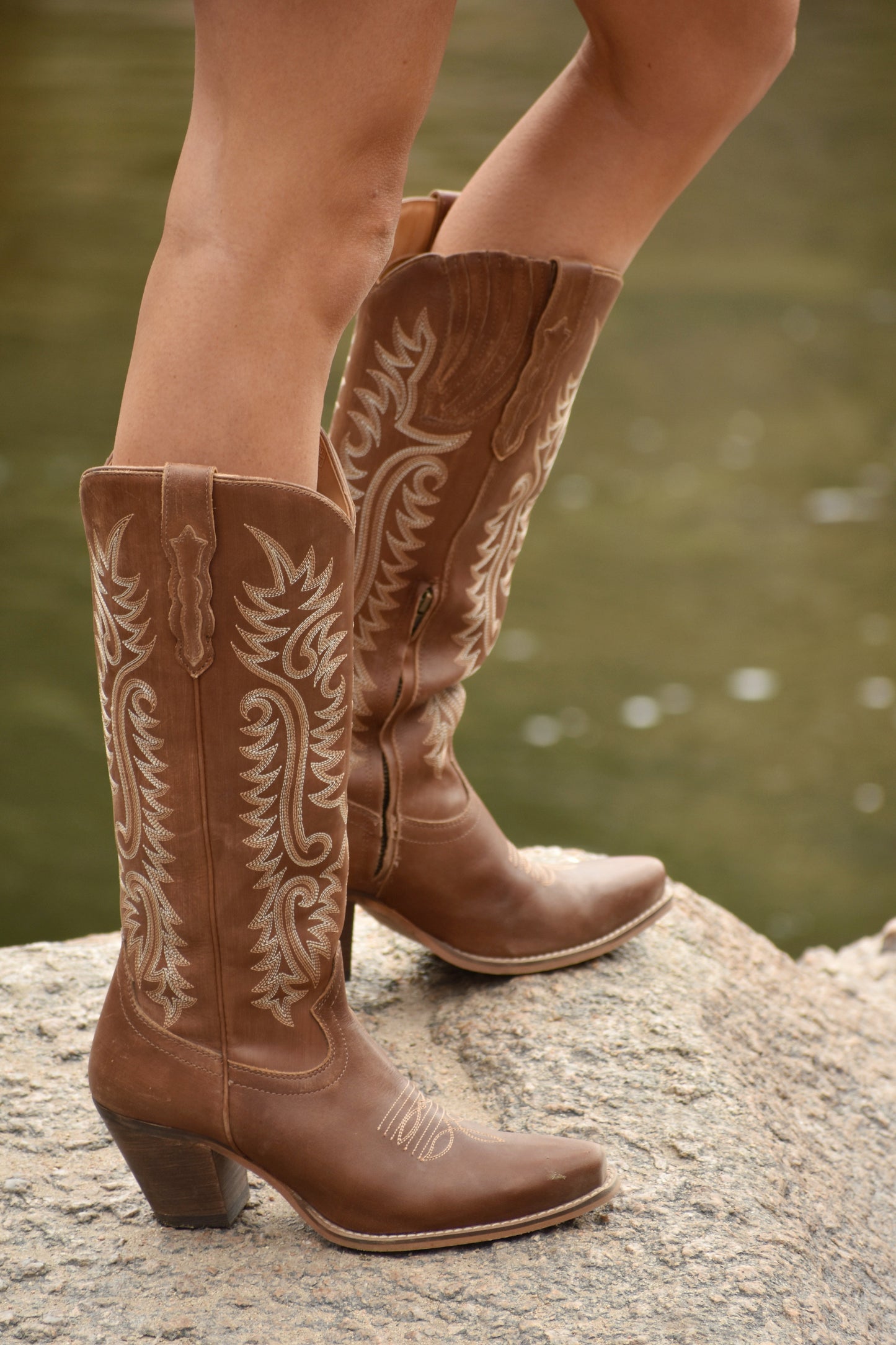 Sylvia Prairie Leather Boots