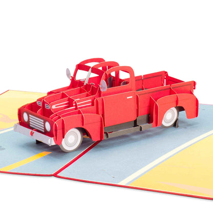 Classic Truck Pop Up Card