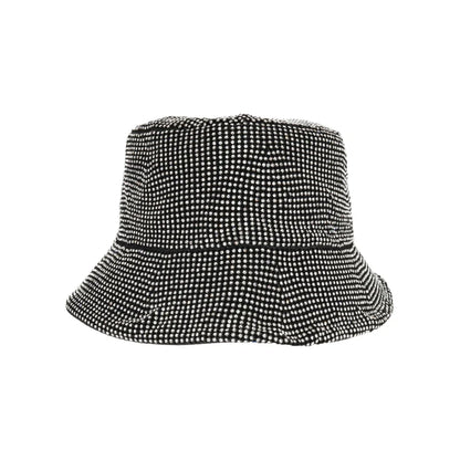 Allover Rhinestone C.C Bucket Hat